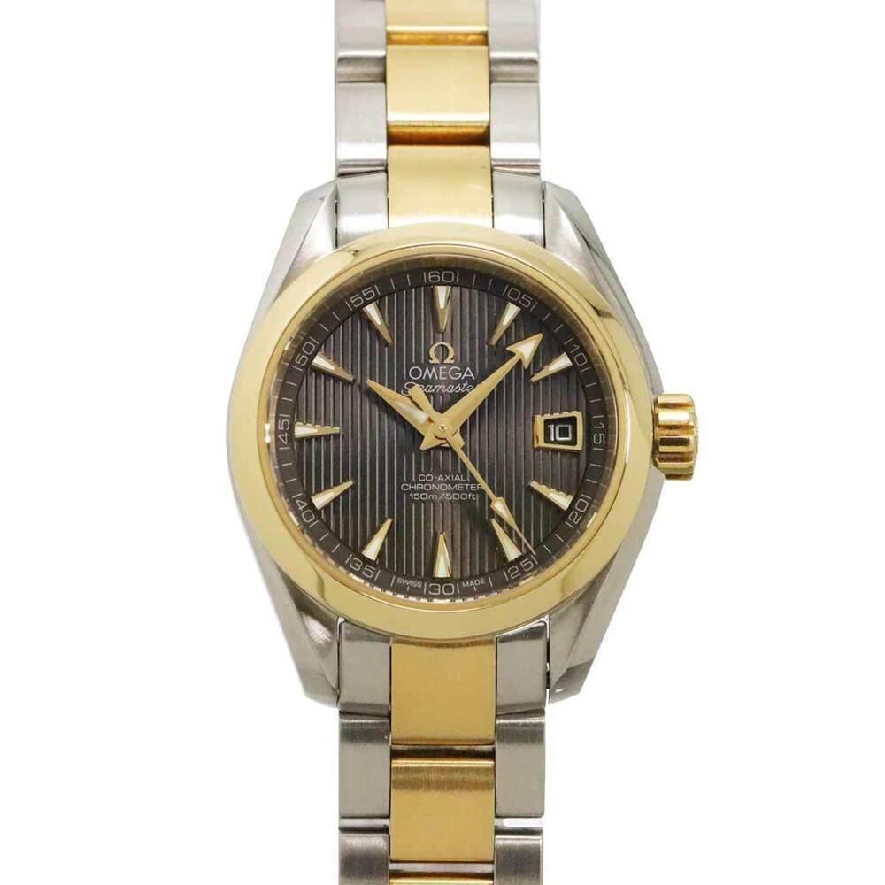 Omega Seamaster Aqua Terra Two-Tone 231 20 30 06 002 Ladies' Watch Date Gray ...